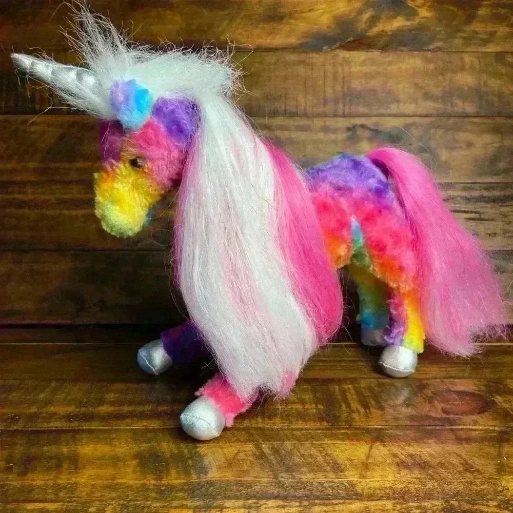 Douglas Rainbow Unicorn Plush 11 Inch Stuffed Animal Toy